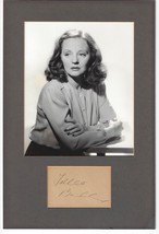 *TALLULAH BANKHEAD Matted Vintage Original Cut Signature With 8x10 Photo... - £119.90 GBP