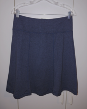 Patagonia Worn Wear Ladies Short Blue A-LINE SKIRT-POLY/ELASTANE-29&quot; Waist - £8.88 GBP