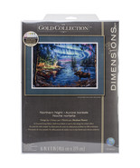 Dimensions Gold Collection Counted Cross Stitch Kit 16&quot;X11&quot;-Northern Nig... - $43.48