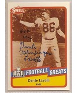 Dante Lavelli signed autographed Football card HOF - $19.21