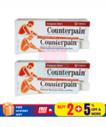 2 X Counterpain Red Warm Hot Relief Muscular Pain Massage Analgesic Balm... - €29,31 EUR