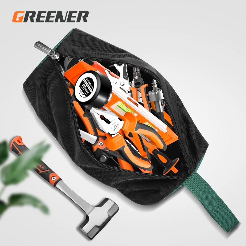 Sporting Greener Multi-Function Tool Bag Multi-Pocket Waterproof Anti-Fall Stora - £23.44 GBP