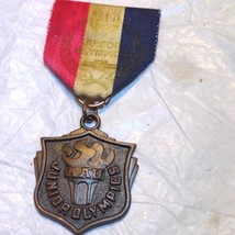 Mid-century 1950s Bronze Junior Olympics 3rd Place Medal - $23.76