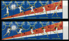 ZAYIX 1988 Marshall Islands 188-89 MNH Olympics strips / Track Field 071522SM16M - £2.39 GBP