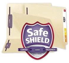 ABC Manila File Folder w/ 2 SafeSHIELD Fasteners, 9 1/2 x 12 1/4&quot; - Pack of 50 - £66.52 GBP