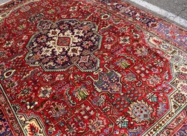 6&#39;8 x 9&#39;10 Vintage Sem Antique Hand Knotted Wool Area Rug Oriental Carpet 7 x 10 - £1,420.98 GBP