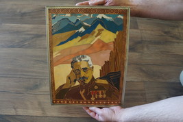 Vintage Embossed Copper Enamel Wall Decoration of General Andranik, Home Décor - $269.00