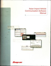 Snap On Asian Import Communication Software Manual Aug 2005 Hard To Find - £38.68 GBP