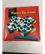 Vintage Milton Bradley 1950 PEG PUZZLE SOLITAIRE Game #4018  COMPLETE - €14,86 EUR