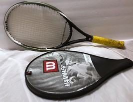 Wilson Hyper Carbon Hammer Tour 5.0 110&quot; Racquet Racket 27.5&quot; Long w/Case - £39.10 GBP
