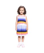 Janie &amp; Jack Stripped Sleeveless Sweater Pleated Dress Size 2T - $24.75