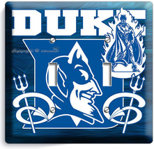 Duke University Blue Devils Basketball Team Double Light Switch Wall Plate Cover - £18.37 GBP