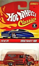 2004 Hot Wheels Classics Series 1 4/25 1956 FORD F-100 Copper Variant red line - £6.29 GBP