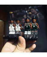 NBA Milwaukee Bucks Damian Lillard Giannis Antetokounmpo Basketballer Minifigure - £29.99 GBP - £102.38 GBP