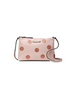 NWT Kate Spade Haven Lane Ramey Plum Dawn Pink/Glitter Dots Crossbody Bag - £76.73 GBP