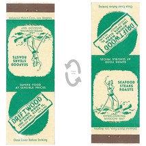 Vtg Matchbook Cover Driftwood restaurant Mission Beach San Diego CA water ski - £9.48 GBP