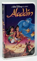 Walt Disney Classic Black Diamond Aladdin Vhs Clam Shell Case - £7.73 GBP