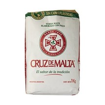 Yerba Mate Cruz de Malta With stems 1Kg  - $25.00