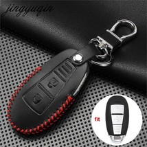 2 Button Leather Car Remote Key Fob Cover Case For Suzuki Vitara Swift - £4.68 GBP