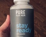 LARGER 120 Capsules Pure for Men Stay Ready Supplement  Ex 2025 - $28.99