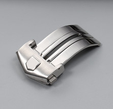 Stainless Steel Deployment Clasp fit Tag Heuer CARRERA watch 18mm 20mm Silver - £17.39 GBP