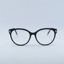 TOM FORD FT5770-B 001 Shiny Black / Blue-Light Block Lens 54mm Eyeglasse... - £110.99 GBP