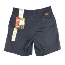 Vtg 2001 DICKIES Men&#39;s 36x8 Navy Cotton Pleated Chino Shorts, New Tags O... - £19.02 GBP