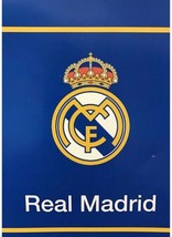 Real Madrid Luxury Plush Throw Blanket 50”x60” Very Softy And Warm - £23.50 GBP