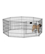 MidWest 550-24DR Foldable 24 x 24in Metal Exercise Pen - £34.93 GBP
