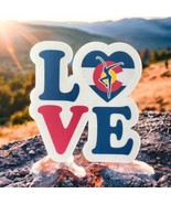 DMB Love Colorado Flag Heart | Sticker Slap  3&quot; x 2.8&quot; Matte Finish - £2.69 GBP