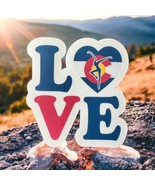 DMB Love Colorado Flag Heart | Sticker Slap  3&quot; x 2.8&quot; Matte Finish - $4.65 CAD