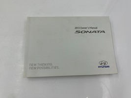 2013 Hyundai Sonata Owners Manual Handbook OEM G04B33023 - £25.17 GBP