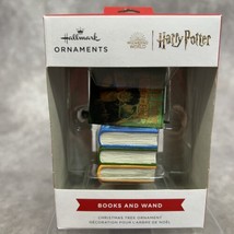 Hallmark Harry Potter Books and Wand Wizarding World Ornament - $9.79