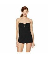 Jantzen Black Flirt 1-piece Swim Dress Removable Straps Swimsuit Size 6 ... - £36.67 GBP