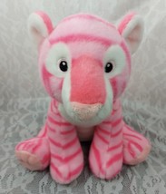 Aurora Valentines Pink Tiger Plush Destination Nation Girls Zoo 12&quot; Stuf... - £13.02 GBP