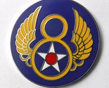 USAF UNITED STATES 8TH AIR FORCE LARGE PIN BADGE 1.5 INCHES US - £4.96 GBP