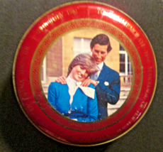 PRINCESS DIANA:MARRIAGE TO PRINCE CHARLES ( VINTAGE TIN FROM JULY 29 198... - $296.99