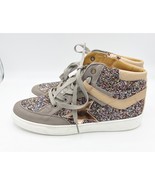 MAA Handmade in Spain Glitter High Top Sneakers Size 38 US 6 - $101.50 CAD