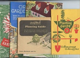 5 Garden and Planting Guides 1950&#39;s Armstrong Sears Ortho Master Gardener - $27.72