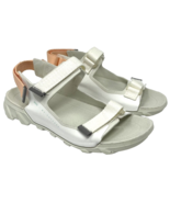 ECCO White and Orange Rubber Active Sandals Size 6-6.5M - €28,33 EUR