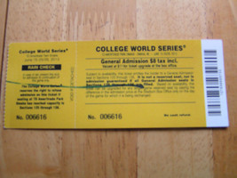 2013 College World Series June 15-25/26 2013 TD Ameritrade Park Omaha NE - $3.99