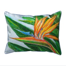 Betsy Drake Bird of Paradise Small Indoor Outdoor Pillow 11x14 - £39.56 GBP