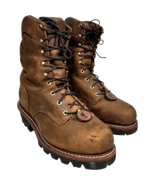 Chippewa 9&quot; Crazy Horse Logger Boot Mens Insulated Wtrprf Steel Toe 5940... - $170.05