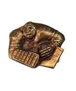 Vintage Hockey Player Belt Buckle The Great American Buckle Co 1981 Seri... - $32.40