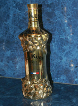 Ice Kube Vodka Gold Limited Edition EMPTY Liqueur Bottle  1L bottle DECOR  - £15.50 GBP