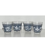 4 Jeannette Wedgwood Blue Hellenic Jasperware Jousting Cordial/Shot Glasses - £6.79 GBP