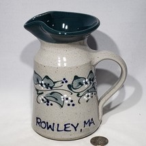 2004 Great Bay Pottery Rowley MA 16 oz Pitcher Jug Handmade Glazed N Hampton NH - £17.28 GBP