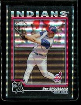 2004 Topps Chrome Black Refractor Baseball Card #292 Ben Broussard Indians - £15.45 GBP