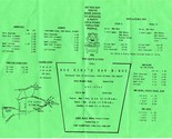Bob Kirk&#39;s Bar B Que Menu Brooks Road Knoxville Tennessee 1990&#39;s - £14.19 GBP