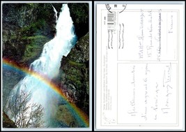 NORWAY Postcard - Sivlefoss Waterfall, Stalheim, By The Voss GG13 - £2.33 GBP